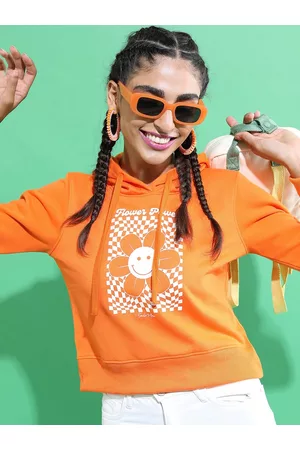 Ketch Women Printed Hooded Sweatshirt