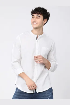 Ketch Men White Slim Fit Casual Shirt