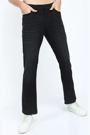 Ketch Men Black Straight Fit Stretchable Jeans