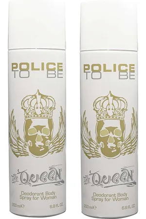 Police Women Set of 2 To Be The Queen Deodorant Body Spray - 200 ml Each