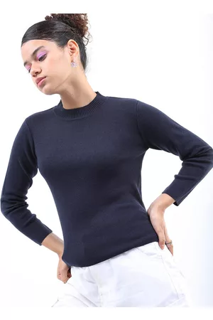 Ketch Women Long Sleeves Acrylic Pullover