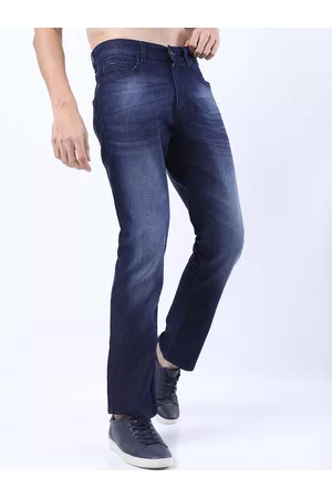 Ketch Men Blue Straight Fit Light Fade Stretchable Jeans