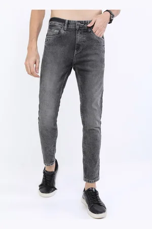 Ketch Men Grey Skinny Fit Heavy Fade Stretchable Jeans