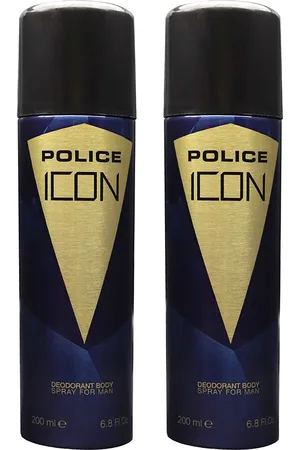Police Men Set of 2 Icon Deodorant Body Spray - 200 ml Each
