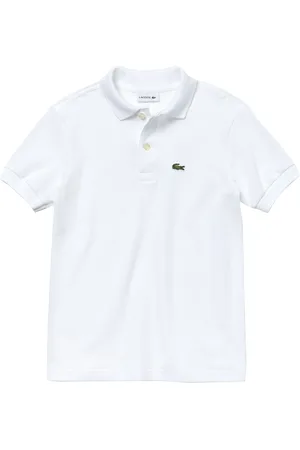 Lacoste Boys White Petit Pique Polo