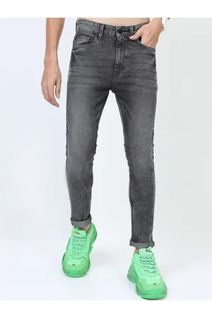 Ketch Men Grey Skinny Fit Clean look Stretchable Jeans