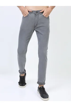 Ketch Men Grey Slim Fit Stretchable Jeans