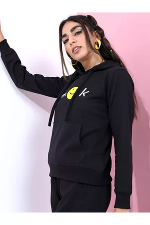 Ketch Women Printed Hooded Sweatshirt