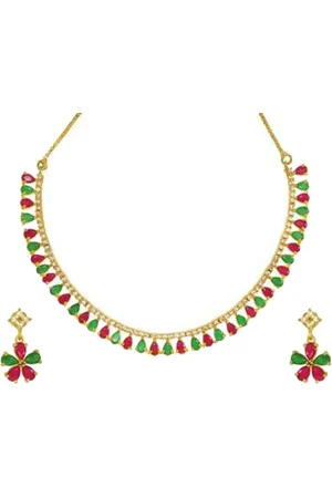 The Pari Gold-Plated AD-Studded Jewellery Set