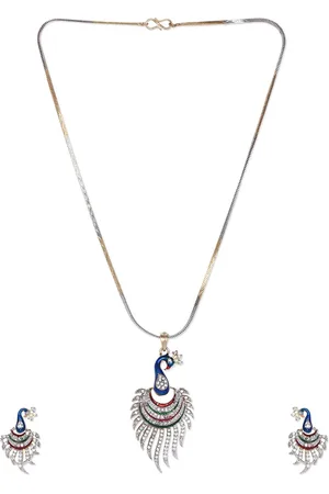 The Pari Gold-Plated AD Stones-Studded Jewellery Set