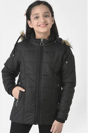 Crimsoune Club Girls Hodded Padded Jacket