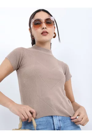 Ketch Women Ribbed Acrylic Pullover