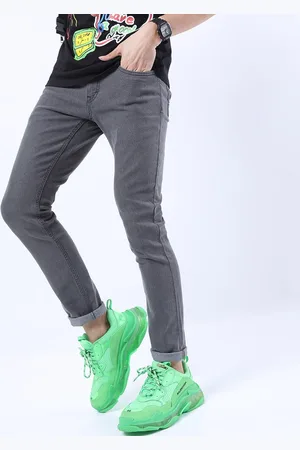 Ketch Men Grey Slim Fit Stretchable Jeans