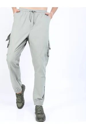 Ketch Men Grey Printed Joggers