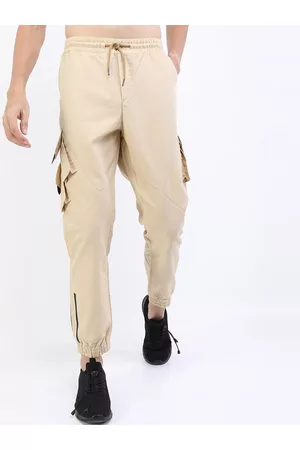 Ketch Men Grey Printed Jogger Trouser