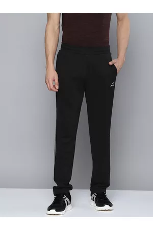 Alcis Women Black Anti-Static Soft-Touch Slim-Fit Running Track Pants