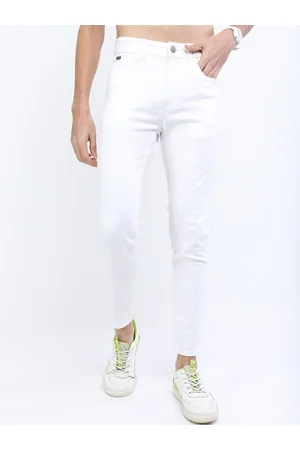 Ketch Men White Skinny Fit Clean look Stretchable Jeans