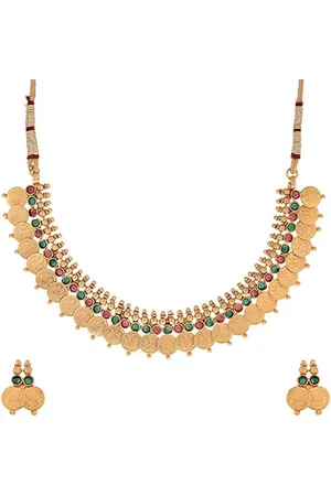 The Pari Gold-Plated Stone-Studded Jewellery Set