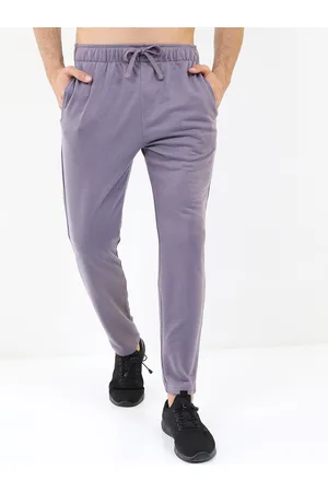 Ketch Men Purple Solid Track Pants