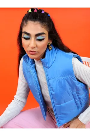 Ketch Women Blue Padded Jacket