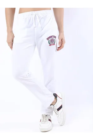 Ketch Men White Printed Track Pants