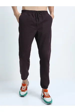 Ketch Men Brown Joggers Trousers