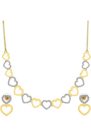 The Pari Gold-Plated AD Studded Jewellery Set