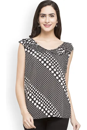 Globus Women Black Printed Top