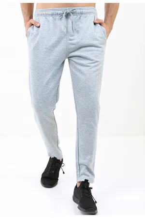 Ketch Men Grey Solid Casual Track Pants