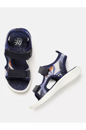 YK Boys Conversational Print Sports Sandals