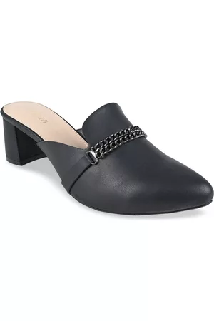 Rocia Embellished Block Heels Mules