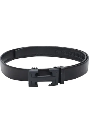 CRUSSET Men PU Push Pin Belt