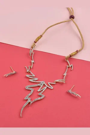 The Pari Gold-Plated AD-Studded Jewellery Set