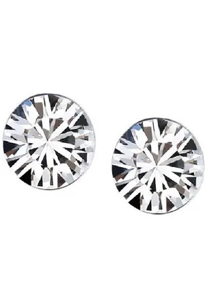 OOMPH Women Silver-Plated Contemporary Studs Earrings