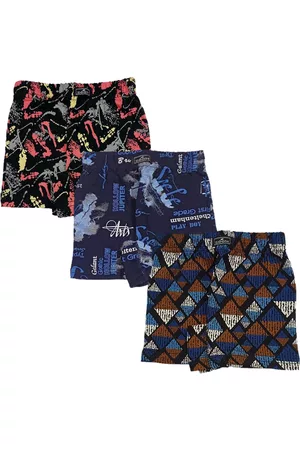 ZOOM Unisex Kids Assorted Printed Running Shorts