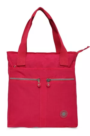 BAOMI Red Structured Tote Bag