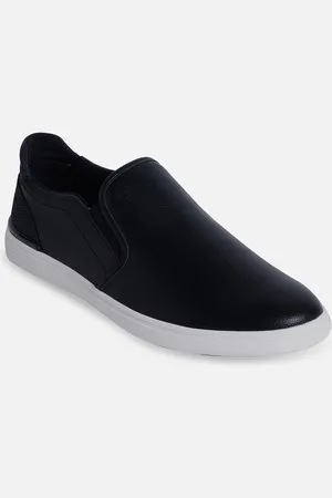 Buy Black Slip-On Sneakers for Men