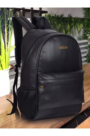 Veneer Unisex Black Laptop Backpack