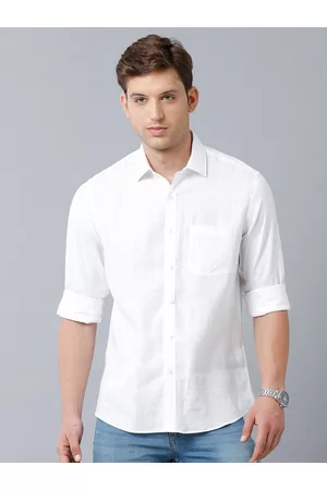 Linen Club Men Sustainable Casual Pure Linen Shirt