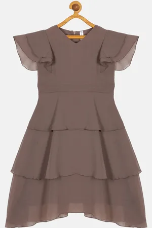 KiddoPanti Kids V Neck Dress