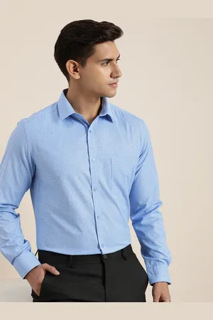 Invictus Men Self Design Slim Fit Formal Shirt