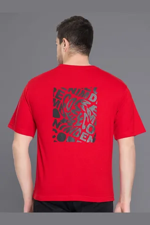 Club York Men Typography Printed Drop-Shoulder Sleeves Cotton T-shirt