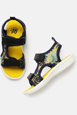 YK Boys Conversational Print Sports Sandals