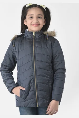Crimsoune Club Girls Hooded Padded Jacket