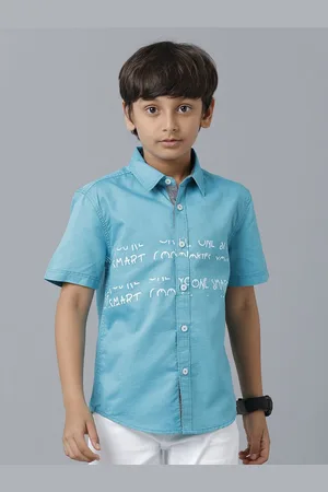 UNDER FOURTEEN ONLY Boys Printed Cotton Casual Shirt