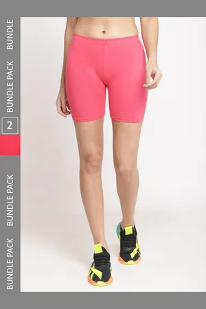 Jinfo Women Pack Of 2 Cycling Sports Shorts