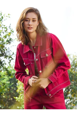 ATHENA Women Cotton Denim Jacket