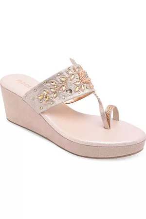 Rocia Embellished Ethnic Wedge Heels
