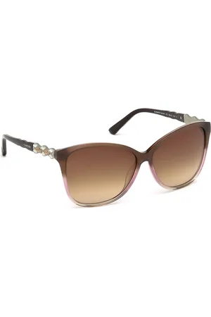 Swarovski Women Cateye Sunglasses with UV Protected Lens SK0085 60 47Z