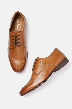Louis Philippe Men Leather Formal Derbys